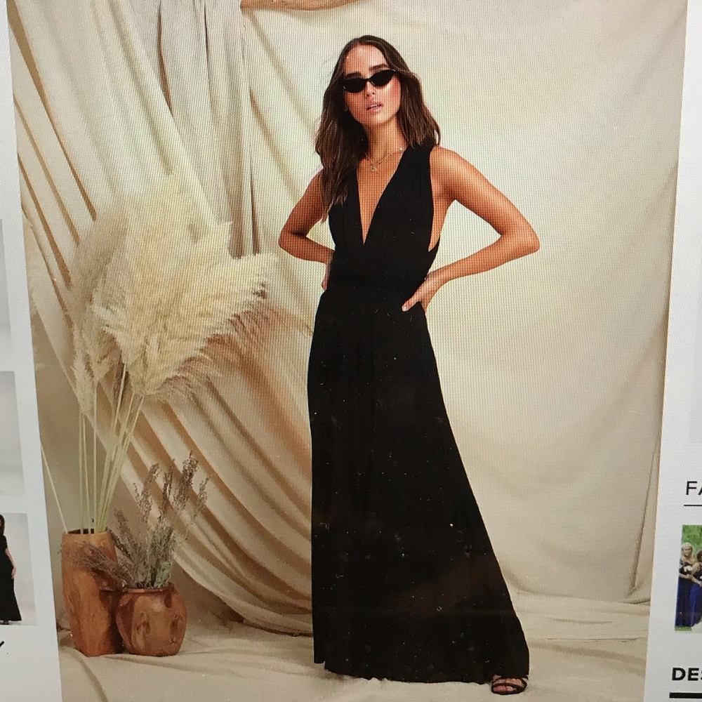 Lulus Tricks of the Trade maxi convertible dress